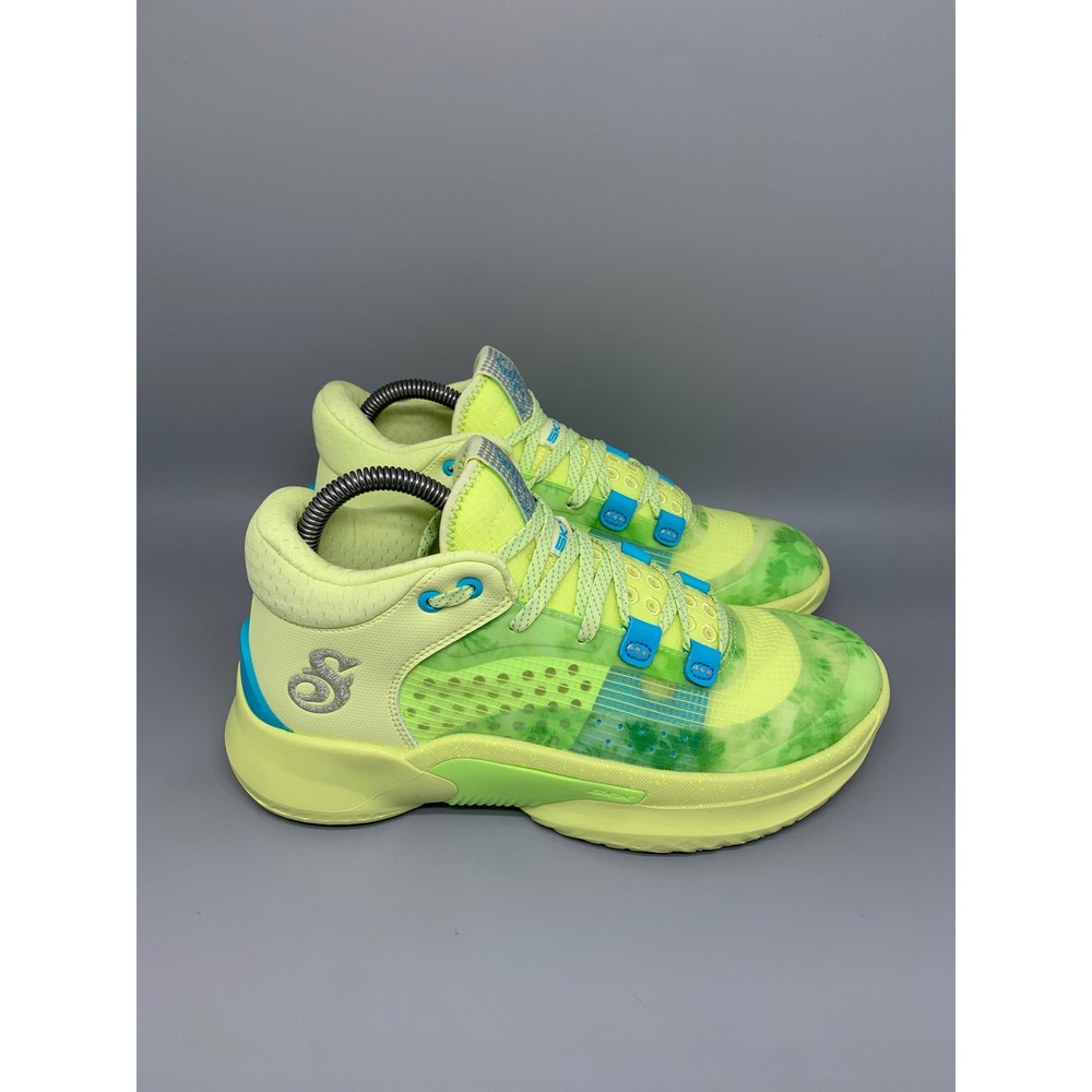 Skechers x Snoop Dogg SKX Resagrip Lime Basketball Shoes Women's Sz 7.5 New
